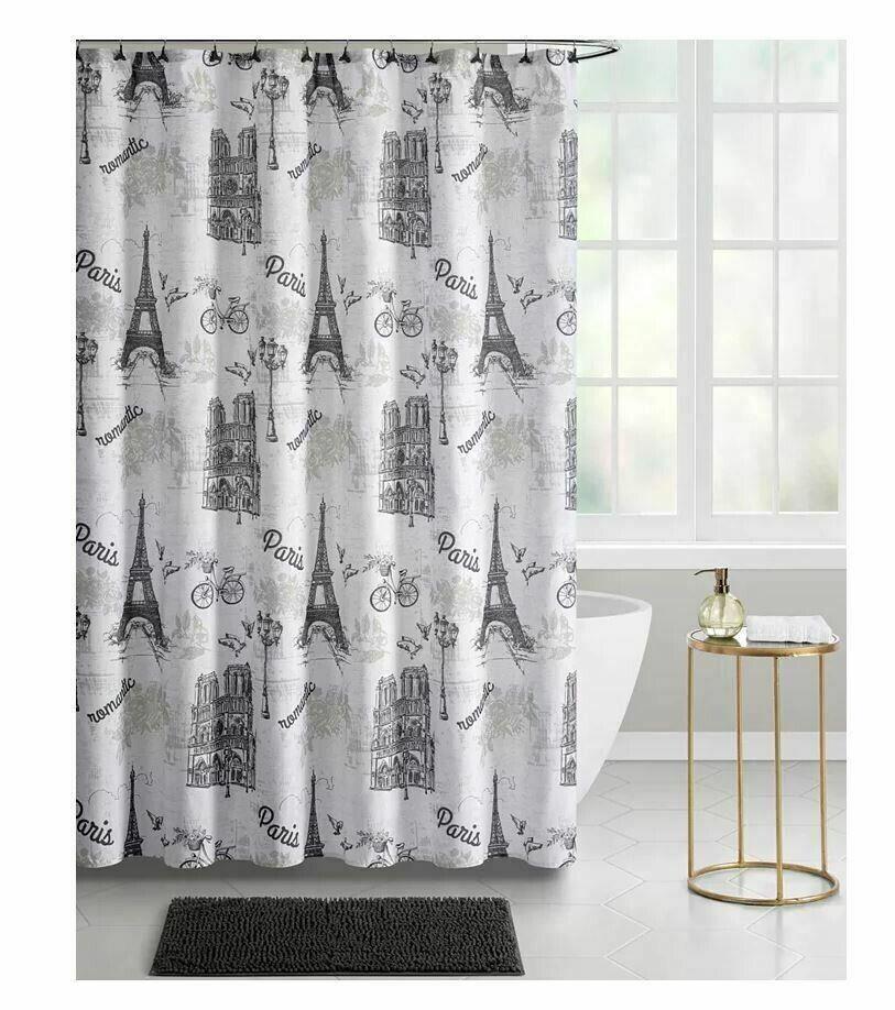 Seventh Studio Paris 14-Piece Shower Curtain Bath Set